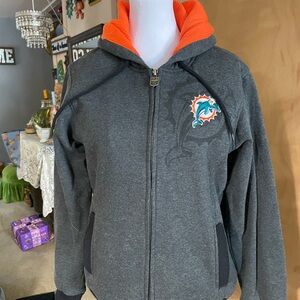 Kids Gray and Orange Puffer Jacket